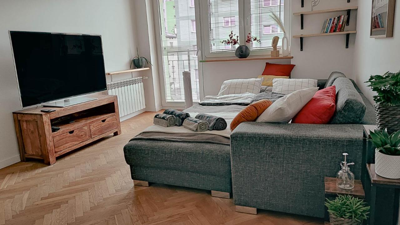 Appartamento Przestronny Apartament W Centrum Varsavia Esterno foto